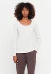 Топ TOM TAILOR HENLEY, Whisper White/White - фото 4