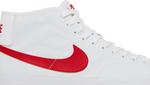 Кроссовки Nike Blazer Court Mid SB 'White University Red', белый - фото 3