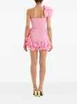 Платье мини с оборками Post Meridiem, розовый - фото 4
