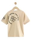 Футболка с принтом REGULAR FIT Next, бежевый - фото 2