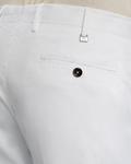Брюки Garment-Dyed Silkochino Slim Fit PT Torino, белый - фото 5