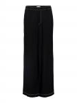 OBJECT Широкие брюки в черном цвете - фото