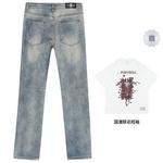 Джинсы унисекс Xinyinsu, синий - фото 13