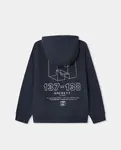 Детская толстовка с капюшоном и логотипом H Hackett, темно-синий - фото 3