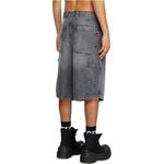 Джинсовые шорты d livery DIESEL, серый - фото 6