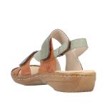 Сандалии с ремешками Rieker, Khaki - фото 5