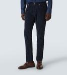 Прямые джинсы с принтом Etro, Multicolour On Blue Base - фото 3