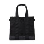 COMBACK Полиамидная сумка-шоппер унисекс черная - фото