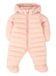 Стеганый зимний комбинезон с капюшоном Save The Duck Kids, розовый - фото 4