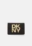 Кошелек DKNY BIFOLD CARDHOLDER, Black/Gold-Coloured/Black - фото