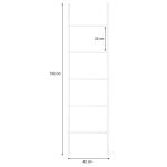 Держатель для полотенец castel Idimex, белый - фото 6