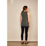 Женский жилет-борцовка Bshirt, Black/white stripe - фото 2