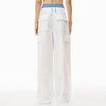 Завышенные хлопковые карго-штаны Alexander Wang, белый - фото 5
