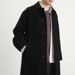 Пальто с воротником Mosser soutien Auralee, черный - фото 5