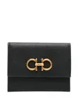 Картхолдер с декором Gancini Ferragamo, черный - фото