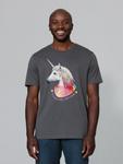 Рубашка Watapparel  Flash, the unicorn, антрацит - фото 3