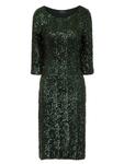 Коктейльное платье HotSquash, темно-зеленый - фото