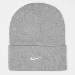 Шапка Nike Peak Swoosh Beanie, серый - фото