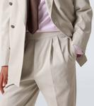 Хлопковые и кашемировые прямые брюки Dunhill, Light Stone - фото 5