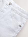 Next Джинсовые шорты Regular в белом цвете - фото 3