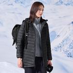 Пуховик женский черный Columbia - фото 5