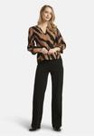 Блуза Smashed Lemon Blouse, Brown - Black/Brown - фото