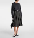 Кожаные лоферы Prada, Nero+Bianco - фото 3