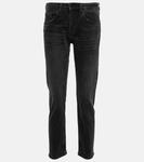 Джинсы Girlfriend укороченные mid-rise AG Jeans, Pfb3 - фото