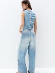 Топ Pull&Bear Pull&Bear , Blue denim - фото 3