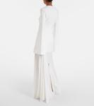 Шелковое платье Storm Solace London, кремовый - фото 3