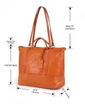 Сумка-тоут Crocus Carryall OLD TREND, коричневый - фото 7