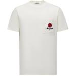 Футболка с вышитым логотипом Moncler, белый - фото 5