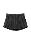 Юбка Stradivarius PINSTRIPE, Black - фото 3