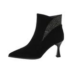 HKCP Ботильоны женские черно-коричневые - фото