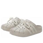 Шлепанцы adidas Adilette Clogs 'Grey' - фото 2