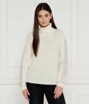 Водолазка шерстяная Liu Jo Regular Fit, экрю - фото