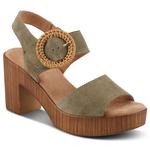 Сандалии на платформе Gamona Spring Step, зеленый - фото 2