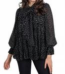 Блузка Louka в черно-белом цвете Suncoo - фото