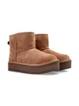 Замшевые сапоги на платформе UGG Kids, коричневый - фото 2
