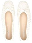 GABOR Балетки в белом цвете - фото 6