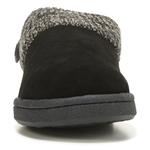 Женские тапочки-сабо с вязаным воротником Clarks, черный - фото 3