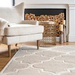 nuLOOM ковер 122 x 183 см ручной тафтинговой техники Fez, Neutral - фото 4