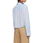 Acne Studios Женская рубашка светло-голубого цвета - фото 4