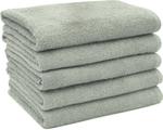 Банные полотенца Zollner 00000462 5er-Set, серый - фото