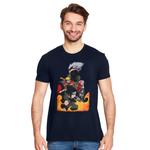 Наруто - футболка команды 7 синяя - фото