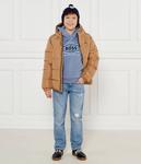 Толстовка детская Boss Kidswear с капюшоном, синий - фото 2