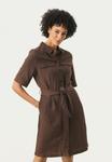 Платье-рубашка RAILI Part Two, коричневый - фото