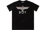 Футболка Unisex Boy London черная с белым логотипом - фото 4
