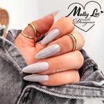 Светоотражающая пудра для ногтей E, Molly Lac - фото 5