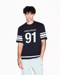 Мужская футболка «91» A|X Armani Exchange, синий - фото 43